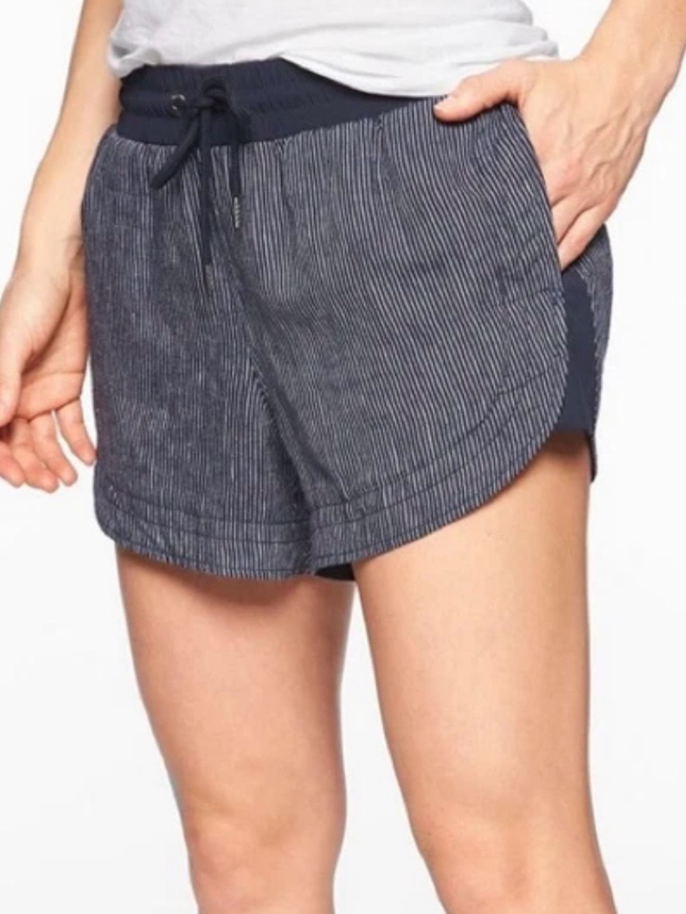 ATHLETA  Beachside Bali Linen Shorts - Size 16